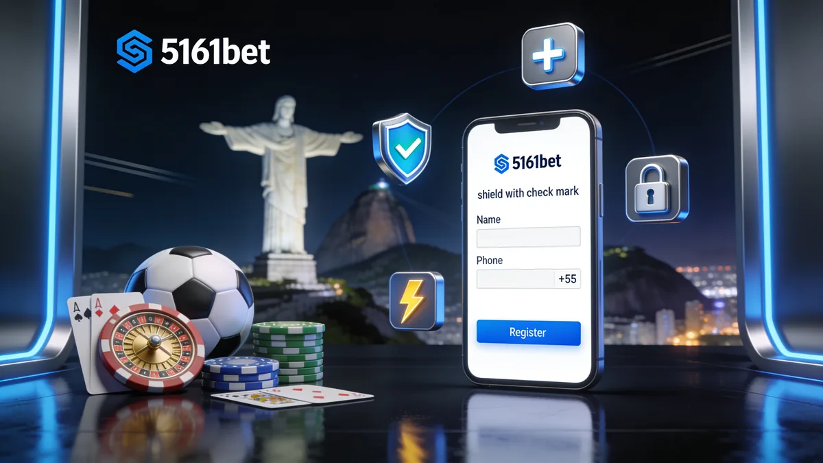 5161bet no Brasil — Como criar uma conta na 5161bet